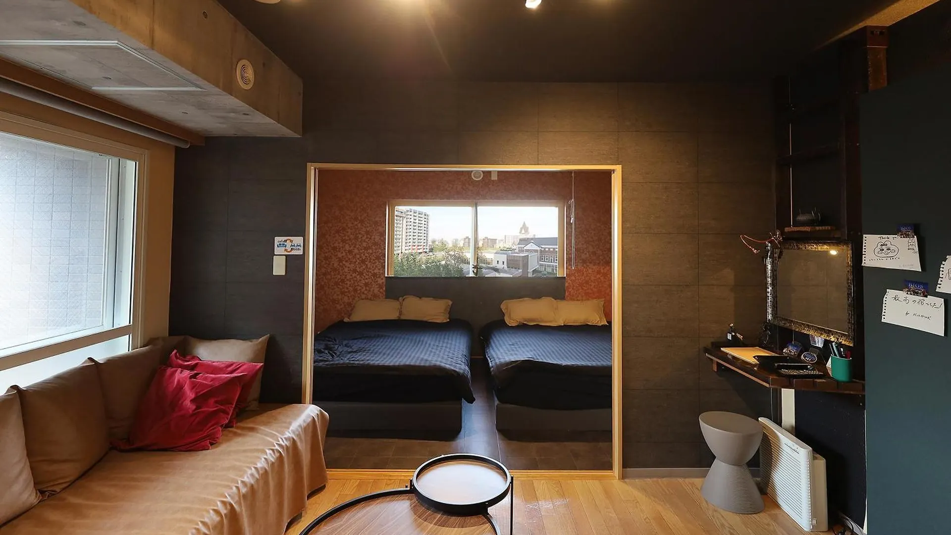 Biosvilla522-Sapporo Susukino Night- 1Room W-Beds2&S-Beds2 6Persons